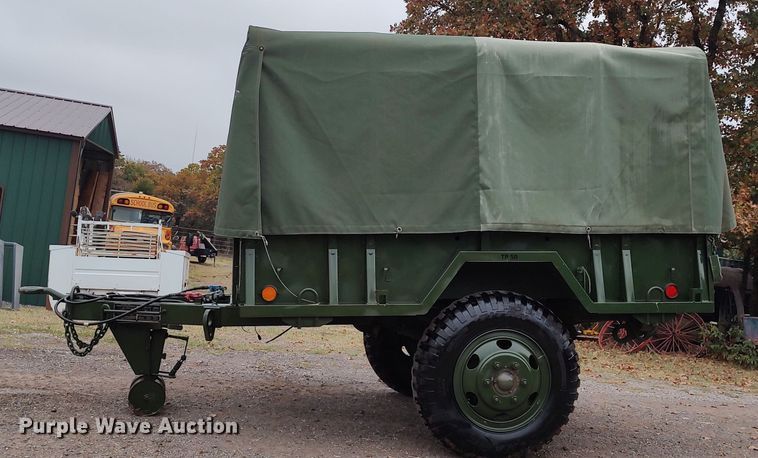 image for item LK9286 US Military  utility trailer