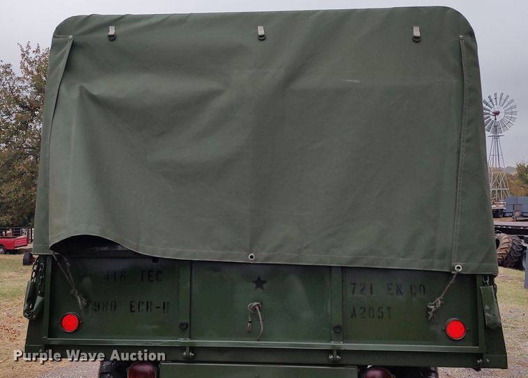 image for item LK9286 US Military  utility trailer