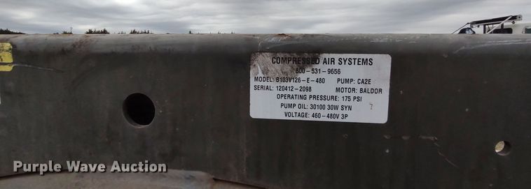 image for item LK9313 Ingersoll Rand 2475N7.5TSC  air compressor