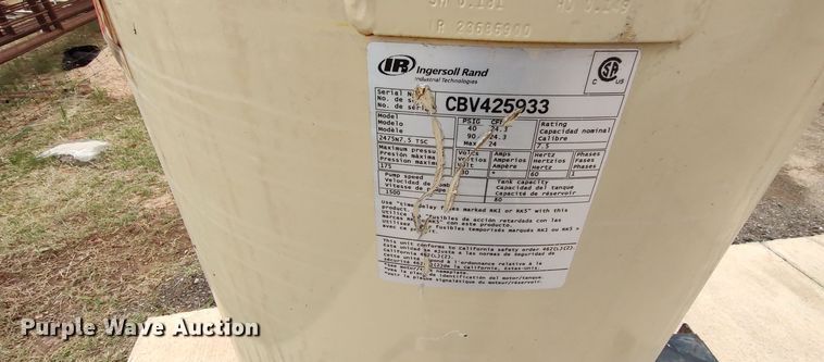 image for item LK9313 Ingersoll Rand 2475N7.5TSC  air compressor