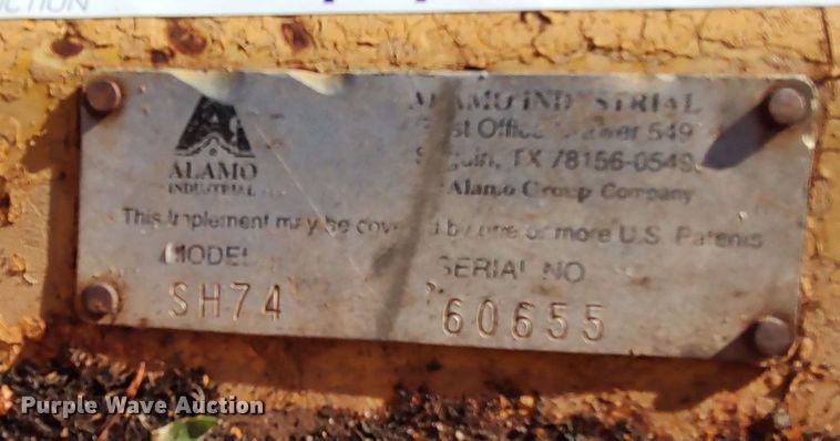 image for item LL9006 Alamo SH74  flail mower