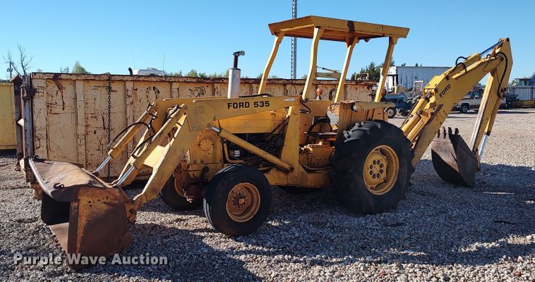 image for item LL9017 Ford 535  backhoe