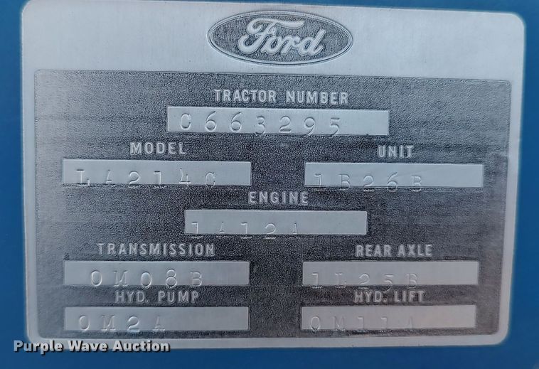 image for item LL9025 Ford 5600  tractor