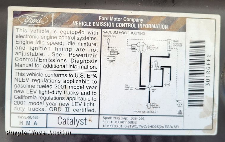 image for item LR9081 2001 Ford Escape XLT  SUV