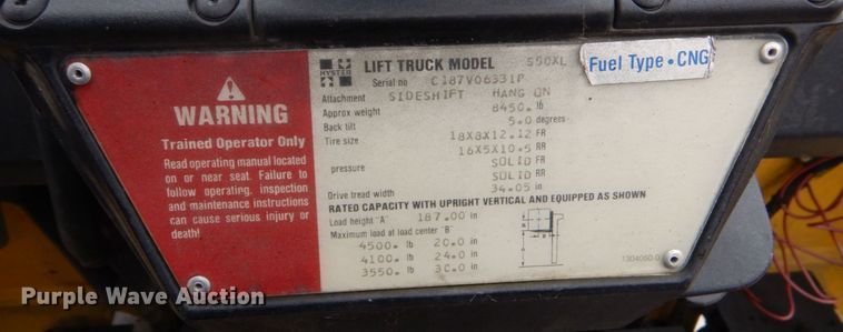 image for item LS9910 Hyster S50XL  forklift