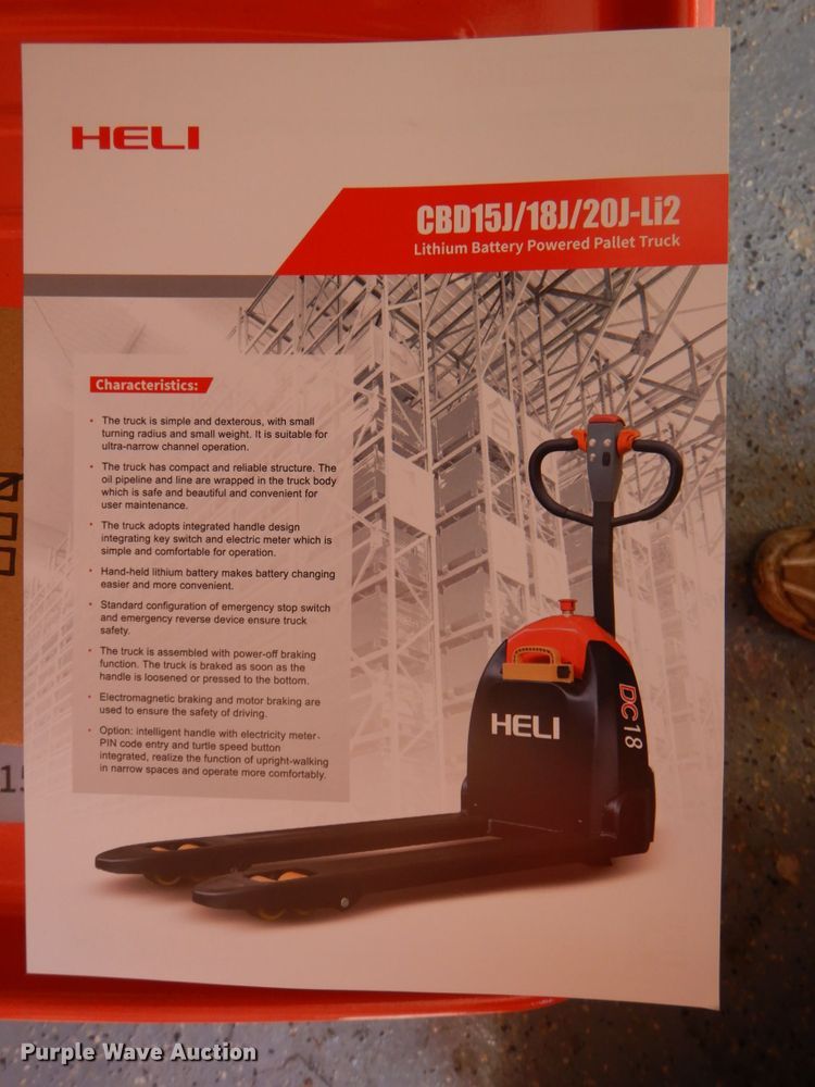 image for item LS9924 2021 Heli CBD15JLI2  pallet jack
