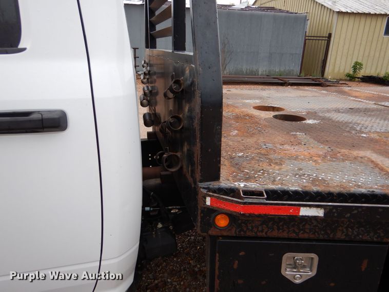 image for item LU9706 2012 Dodge Ram 5500HD  Crew Cab flatbed truck