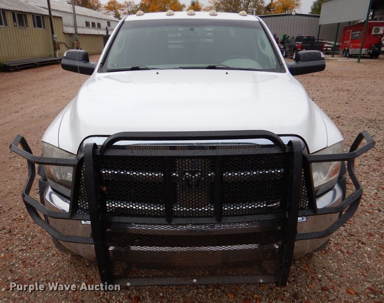 image for item LU9706 2012 Dodge Ram 5500HD  Crew Cab flatbed truck