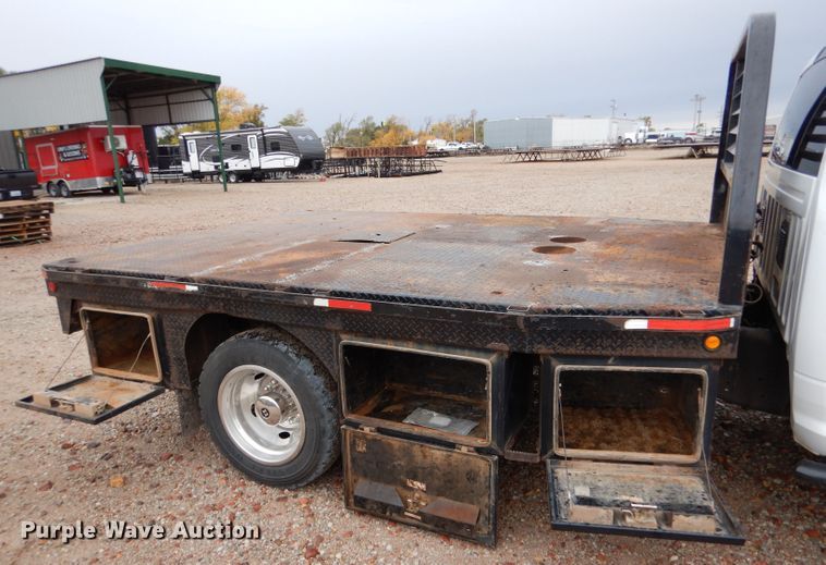 image for item LU9706 2012 Dodge Ram 5500HD  Crew Cab flatbed truck