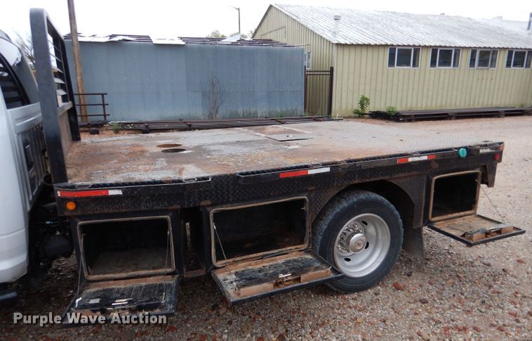 image for item LU9706 2012 Dodge Ram 5500HD  Crew Cab flatbed truck