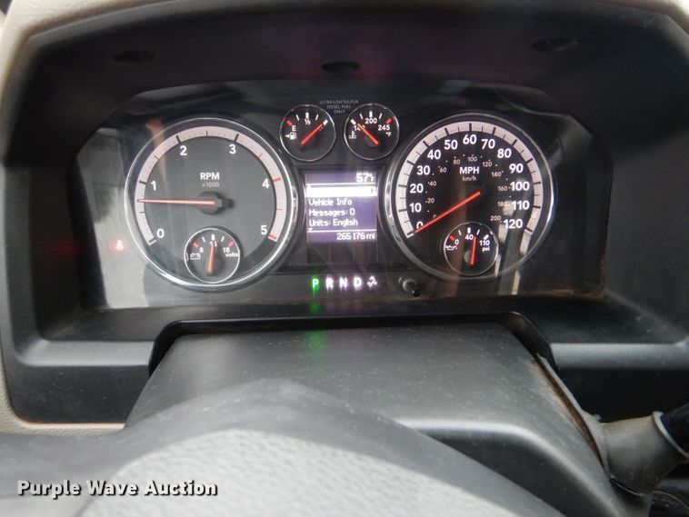 image for item LU9706 2012 Dodge Ram 5500HD  Crew Cab flatbed truck