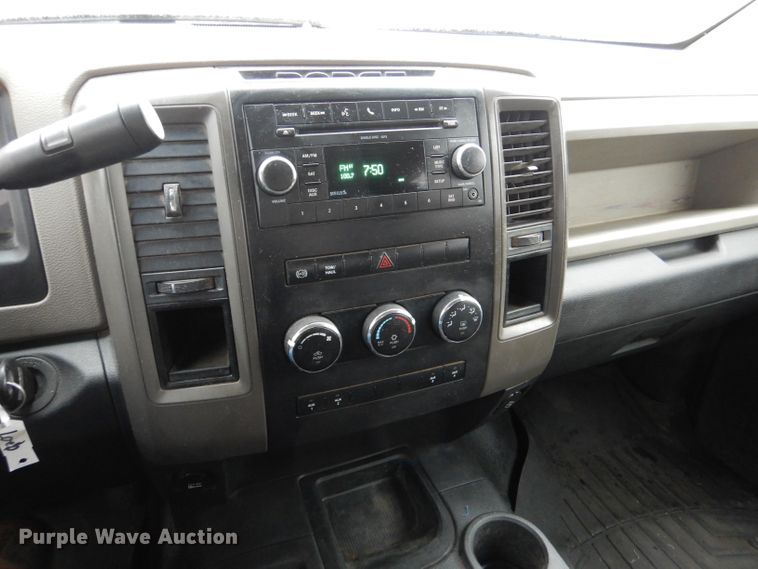 image for item LU9706 2012 Dodge Ram 5500HD  Crew Cab flatbed truck