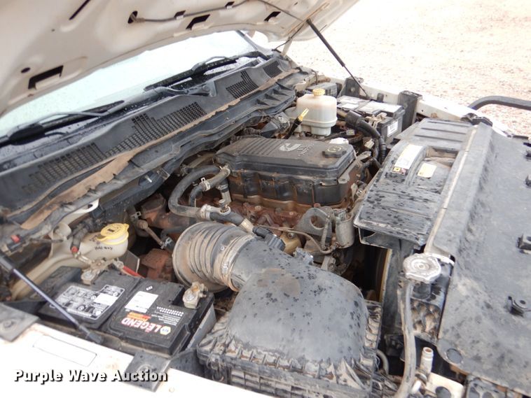 image for item LU9706 2012 Dodge Ram 5500HD  Crew Cab flatbed truck