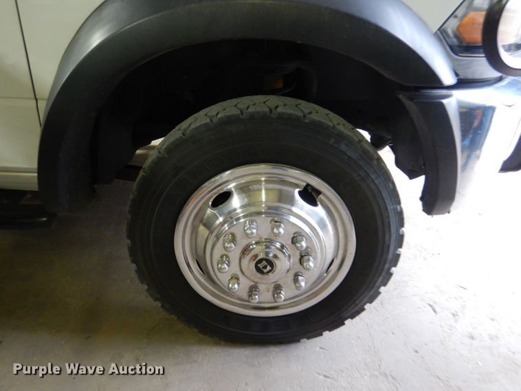 image for item LU9706 2012 Dodge Ram 5500HD  Crew Cab flatbed truck