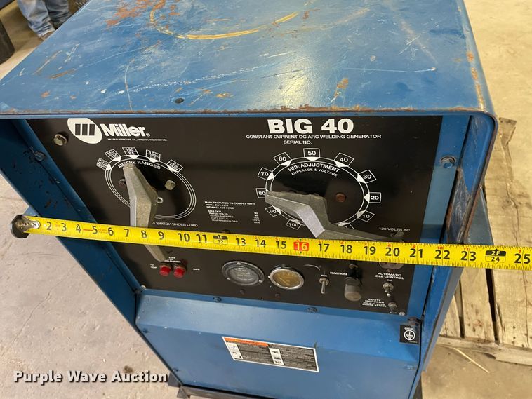 image for item LU9707 Miller Big 40  welder/generator