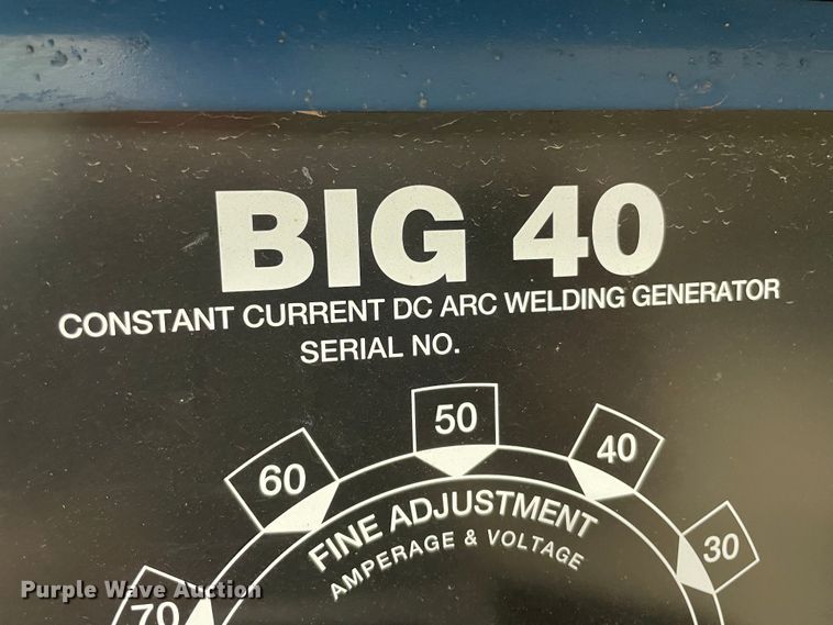 image for item LU9707 Miller Big 40  welder/generator