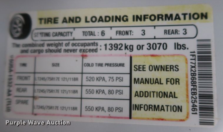 image for item MJ9219 2015 Ford F250 Super Duty  SuperCab pickup truck