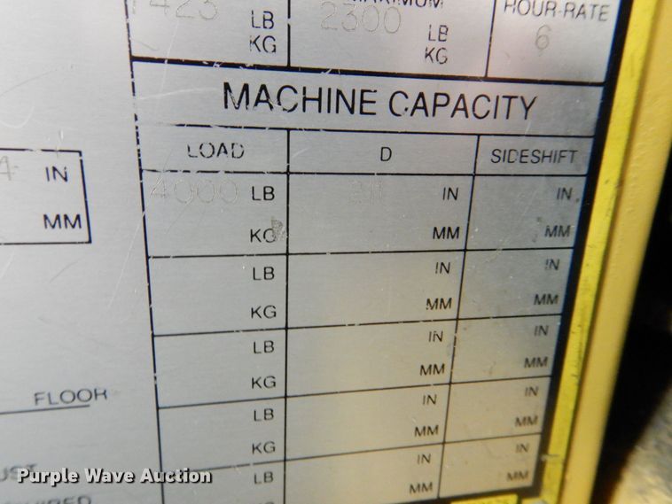 image for item MJ9802 Caterpillar NRR40  order picker