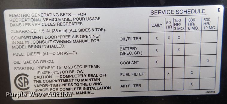 image for item MJ9823 Kohler 15E0R-KMPS  generator