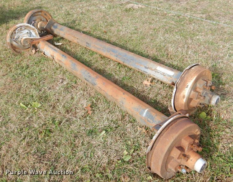 image for item MJ9829 (2) trailer axles