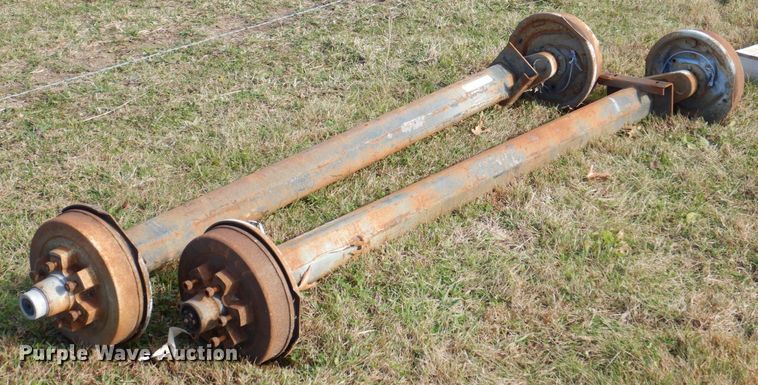 image for item MJ9829 (2) trailer axles