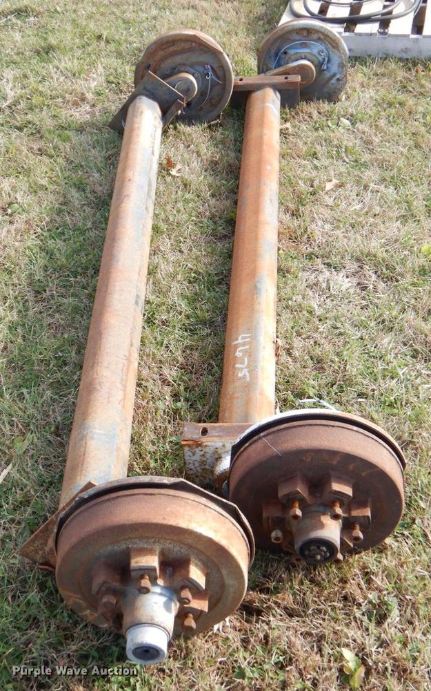 image for item MJ9829 (2) trailer axles