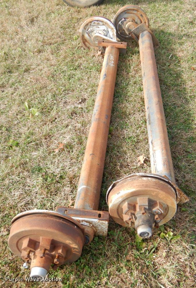 image for item MJ9829 (2) trailer axles