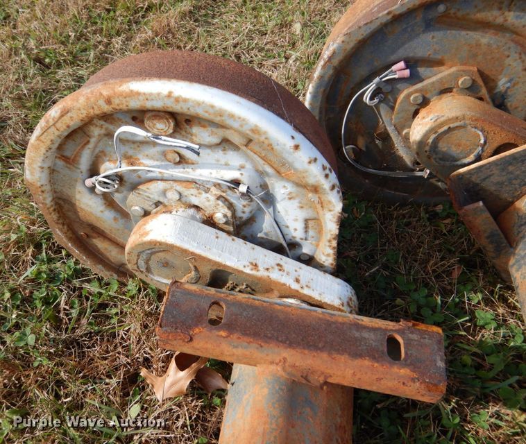 image for item MJ9829 (2) trailer axles