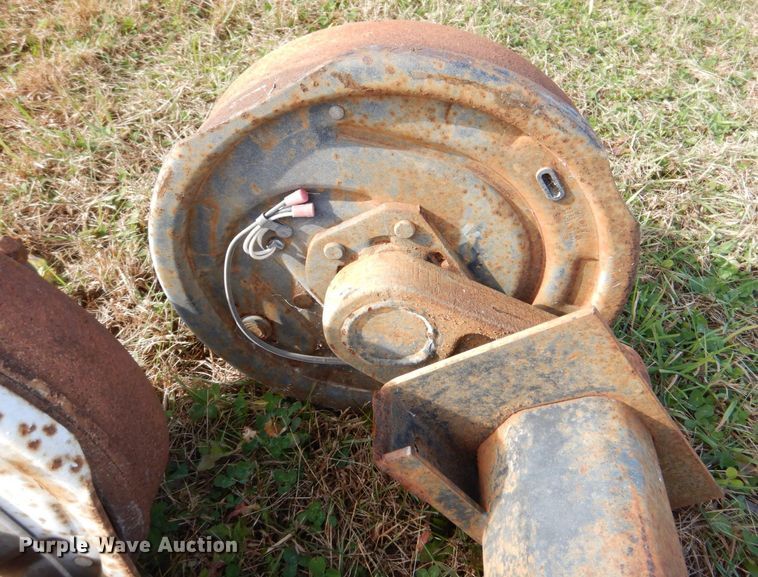 image for item MJ9829 (2) trailer axles