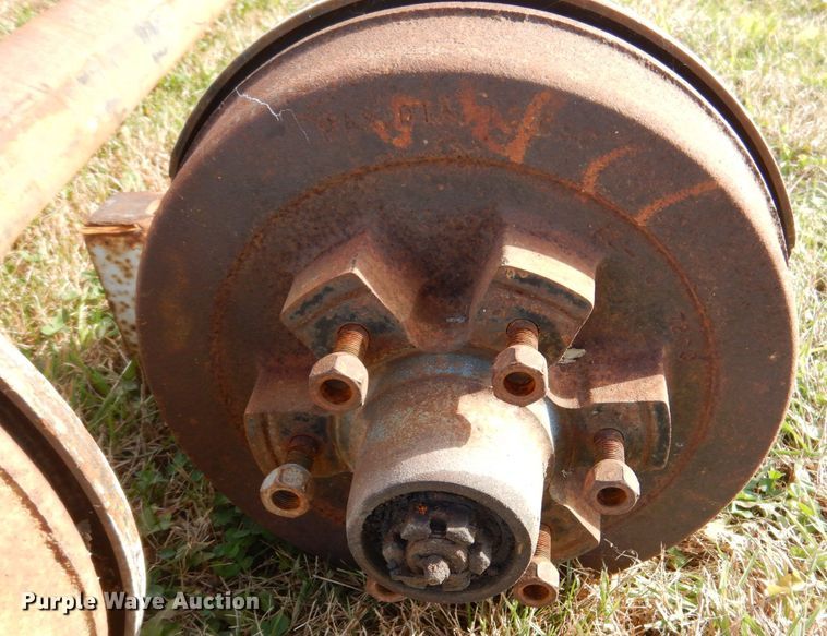 image for item MJ9829 (2) trailer axles