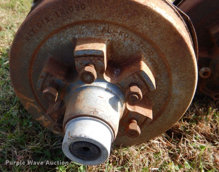 image for item MJ9829 (2) trailer axles