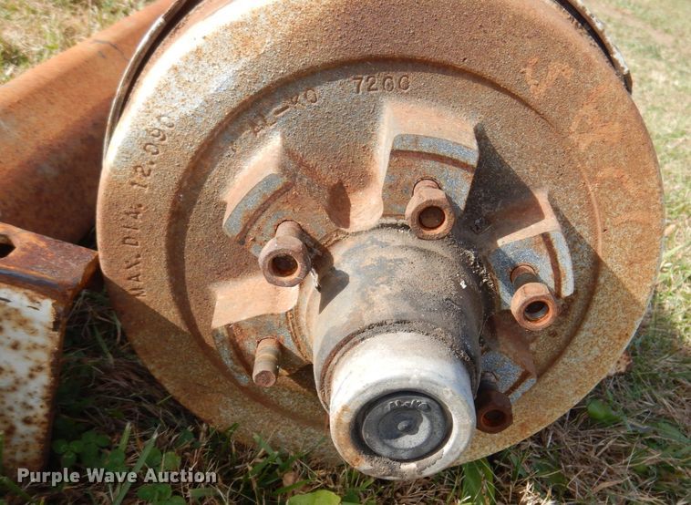 image for item MJ9829 (2) trailer axles