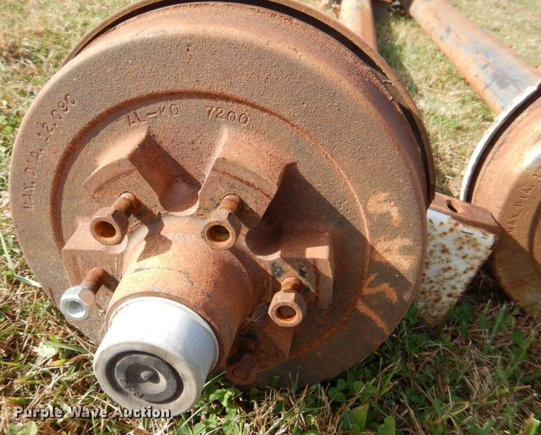 image for item MJ9829 (2) trailer axles