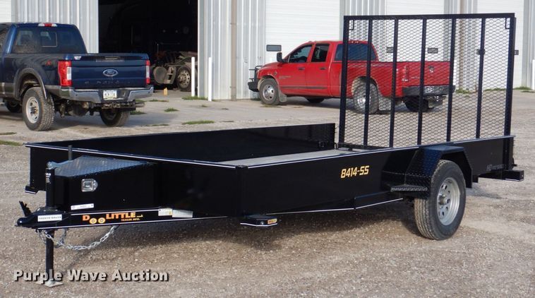 image for item MJ9835 2021 Doolittle 8414-SS  utility trailer