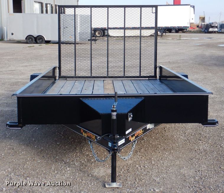 image for item MJ9835 2021 Doolittle 8414-SS  utility trailer