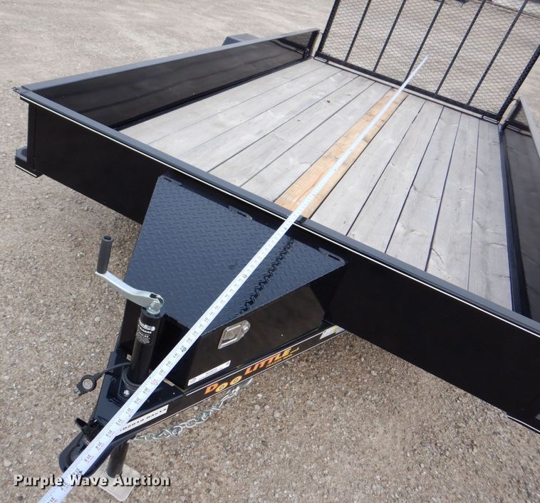image for item MJ9835 2021 Doolittle 8414-SS  utility trailer