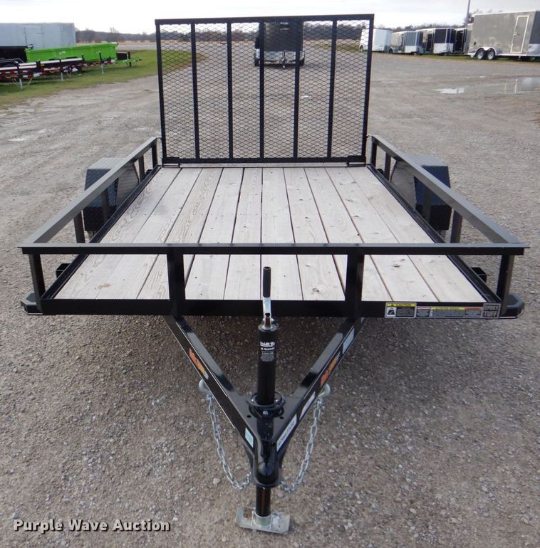 image for item MJ9837 2022 Doolittle 7710  utility trailer