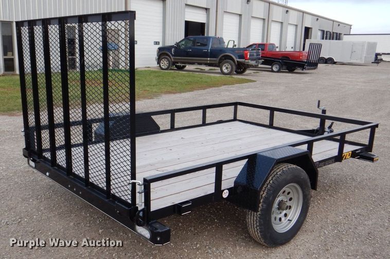 image for item MJ9837 2022 Doolittle 7710  utility trailer