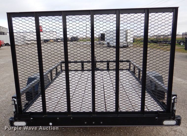 image for item MJ9837 2022 Doolittle 7710  utility trailer