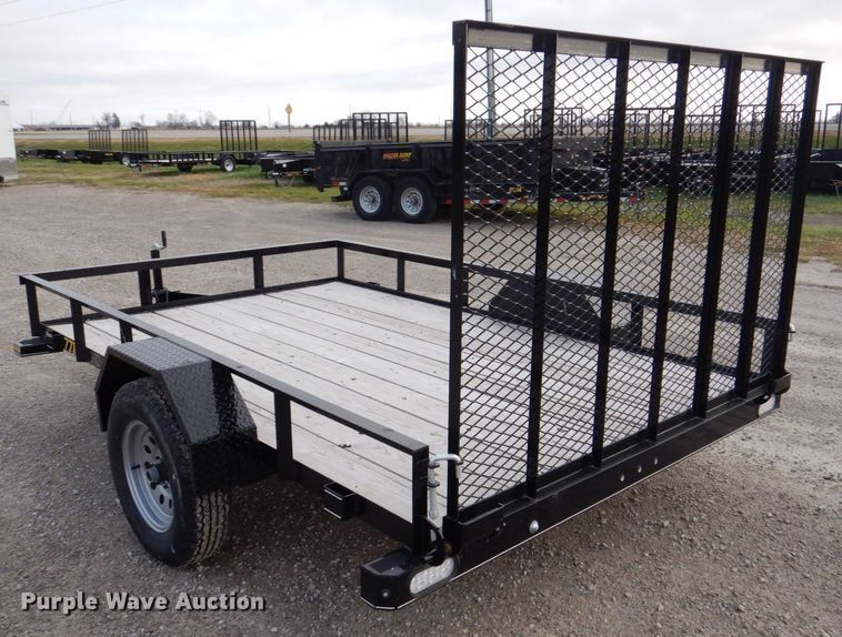image for item MJ9837 2022 Doolittle 7710  utility trailer