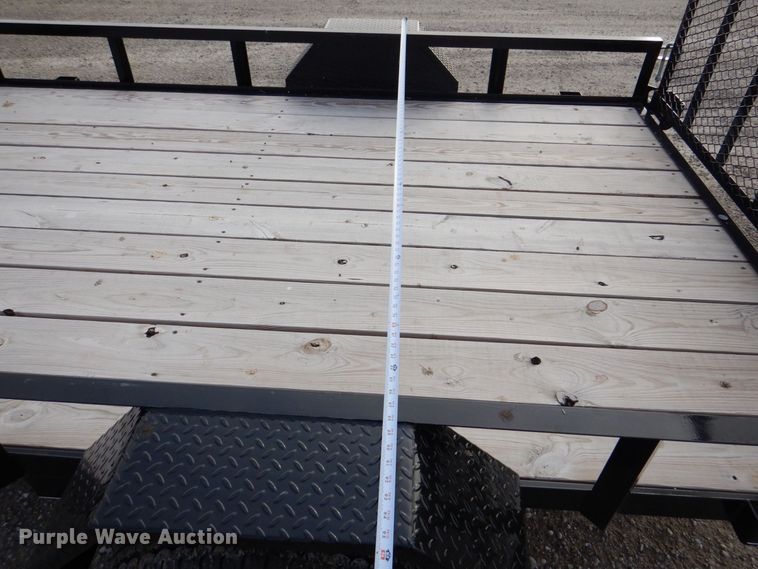 image for item MJ9837 2022 Doolittle 7710  utility trailer