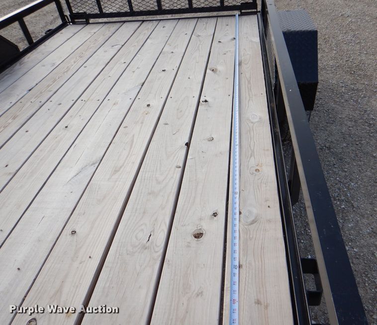 image for item MJ9837 2022 Doolittle 7710  utility trailer