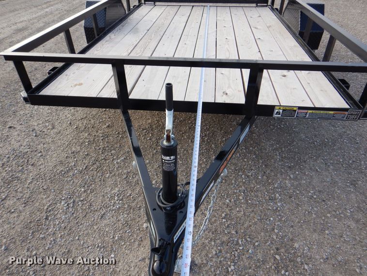 image for item MJ9837 2022 Doolittle 7710  utility trailer