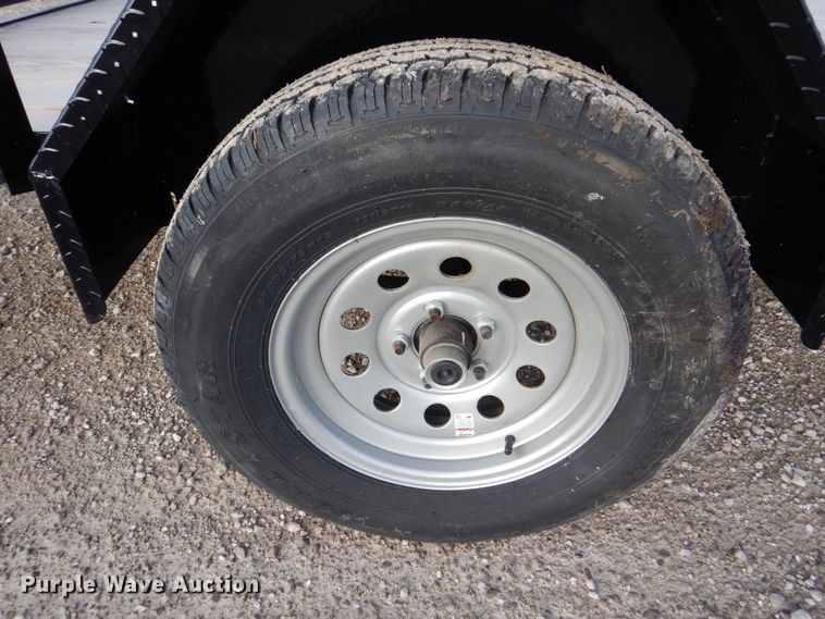 image for item MJ9837 2022 Doolittle 7710  utility trailer