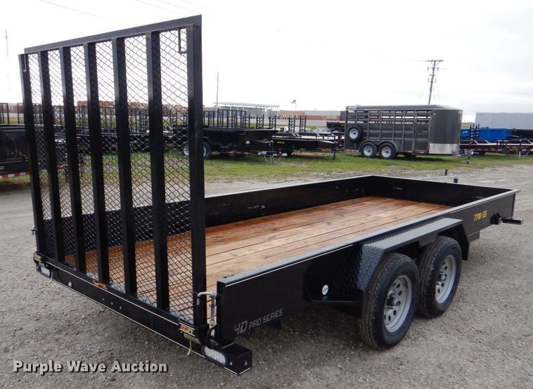 image for item MJ9838 2021 Doolittle 7716-SS  utility trailer