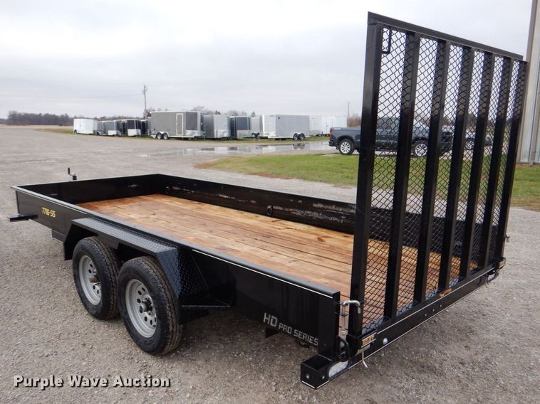 image for item MJ9838 2021 Doolittle 7716-SS  utility trailer