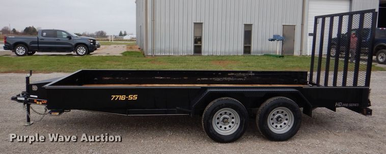 image for item MJ9838 2021 Doolittle 7716-SS  utility trailer