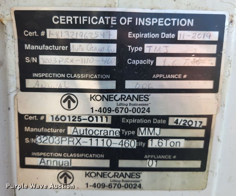 image for item MK9269 2011 Ford F450 Super Duty  SuperCab utility / service truck