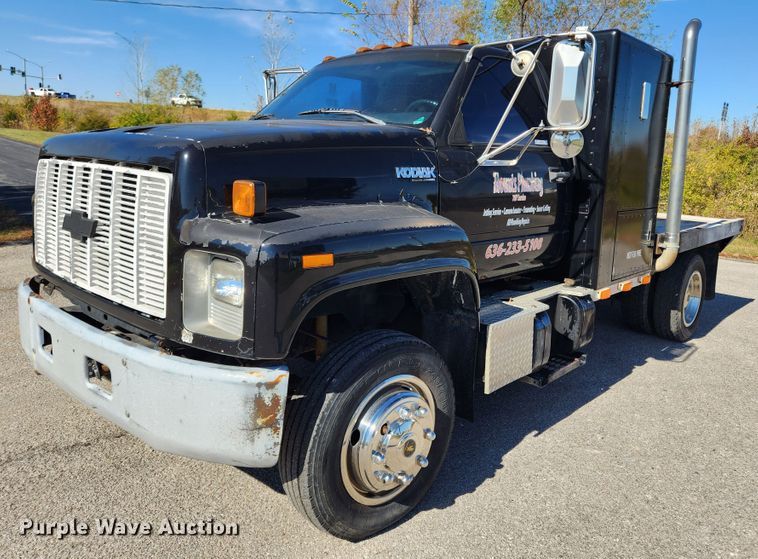 image for item MK9499 1994 Chevrolet Kodiak C6500  flatbed truck