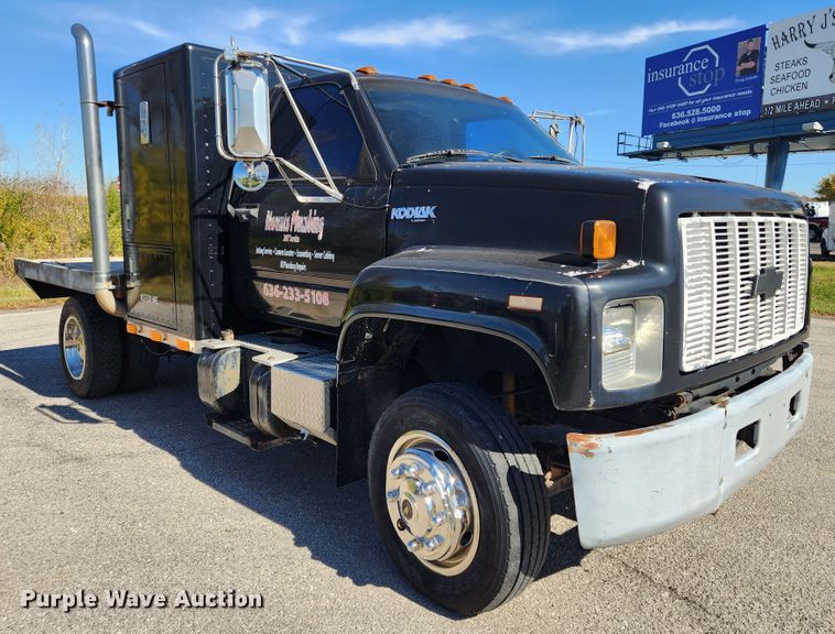 image for item MK9499 1994 Chevrolet Kodiak C6500  flatbed truck